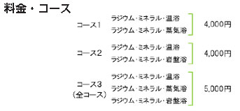 料金・コース金額